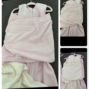 Halo Velcro swaddles size 3-6 months